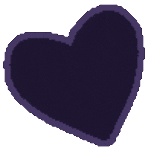 :drippy_heart_purple_outline:
