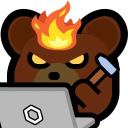 :neobear_devil_blank_hammer_fire_laptop: